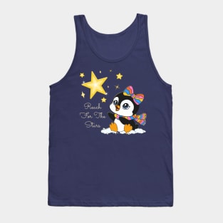 Reach For the Stars cute Baby Penguin Tank Top